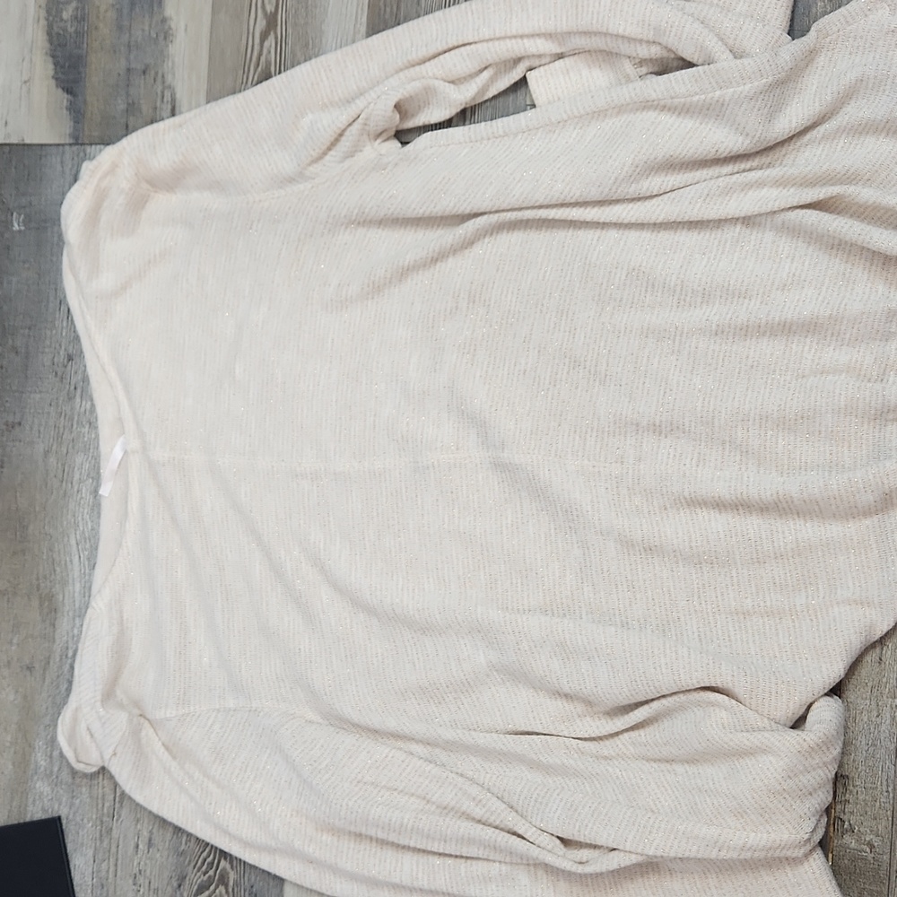 Free People Palmer Shimmer Cowl Neck Top - Picture 7 of 8